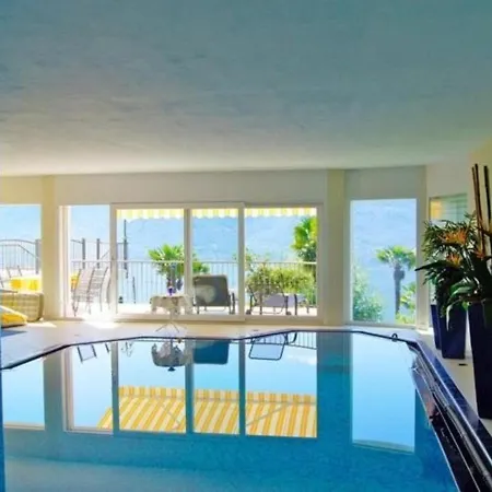 Mediterrane Mit Indoorpool Und Traumblick Brione sopra Minusio